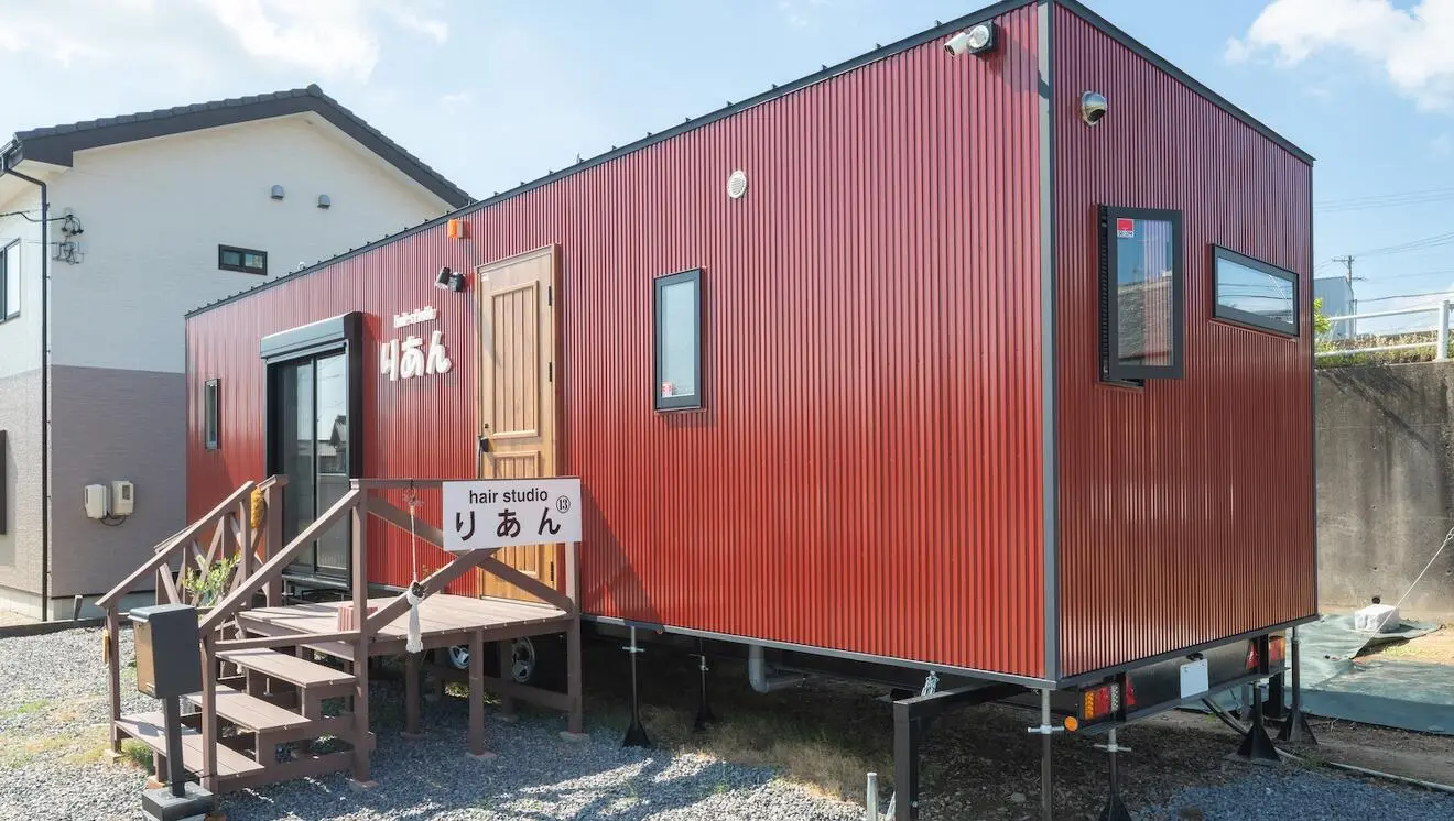 サロン・美容室のトレーラーハウスのイメージ