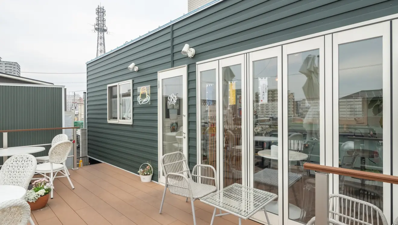 飲食店のトレーラーハウスのイメージ