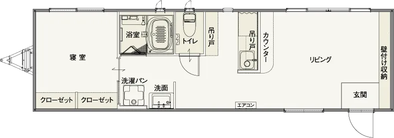 画像：住居・別荘の間取り