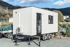 画像：レンタルトレーラーハウスの外観