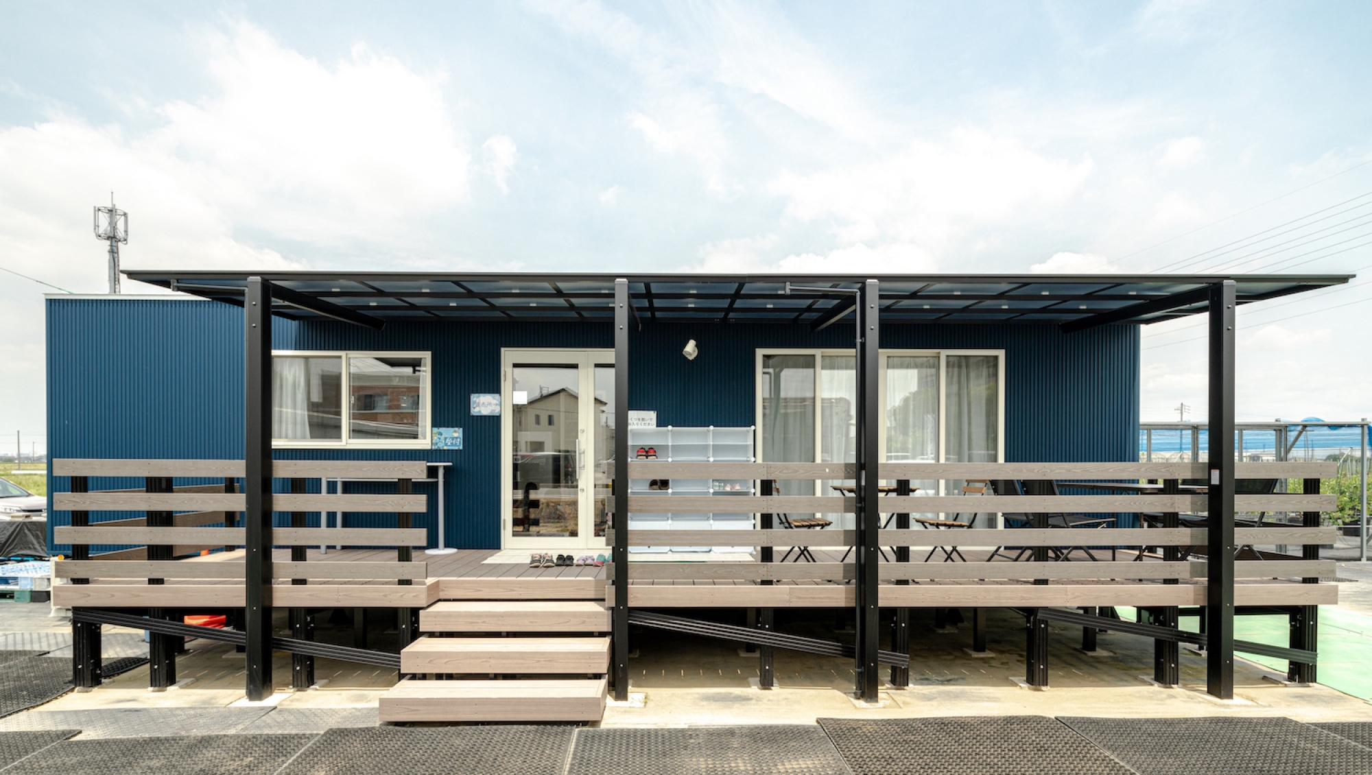 ルクラのトレーラーハウス:ブルーベリースターみかわ(ブルーベリー農園受付・休憩所)