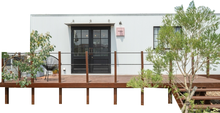 ルクラのトレーラーハウス:mignon(ネイルサロン)外観