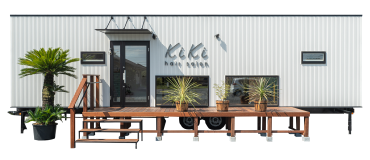 ルクラのトレーラーハウス:hair salon KiKi(美容室)外観