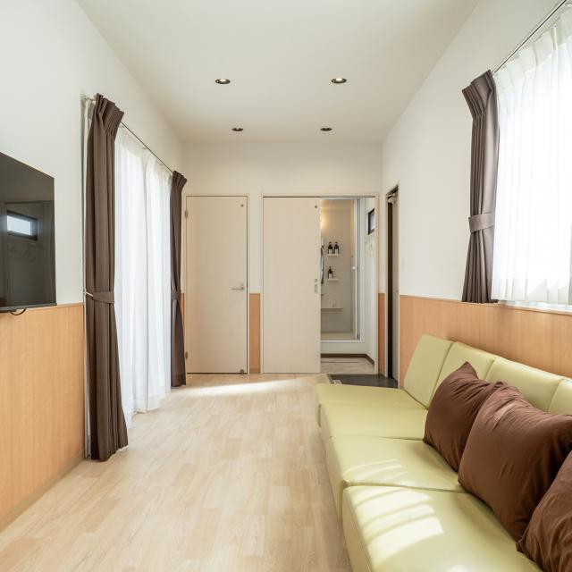 トレーラーハウス室内