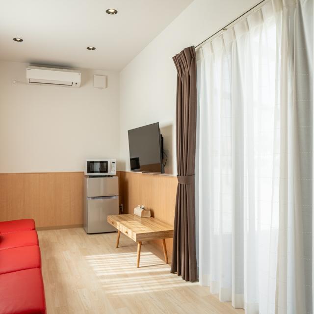 トレーラーハウス室内