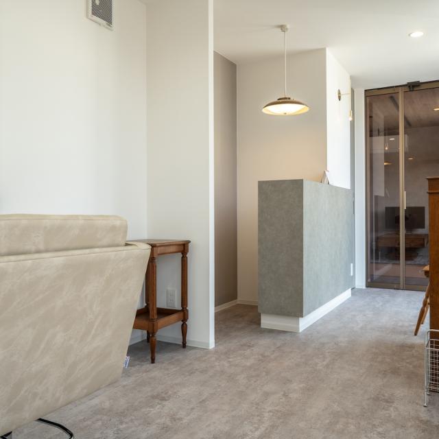 トレーラーハウス美容室内観 シャンプー台