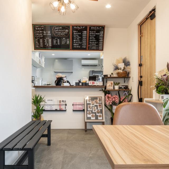 トレーラーハウス内観 オーダーカウンター