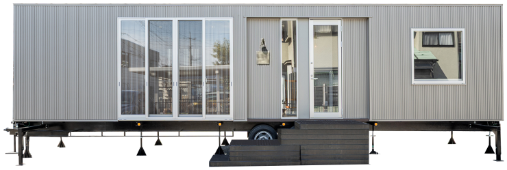 ルクラのトレーラーハウス:ulu hairsalon (美容室)外観