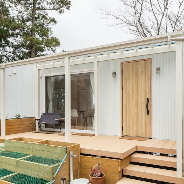 レーラーハウス住居　外観