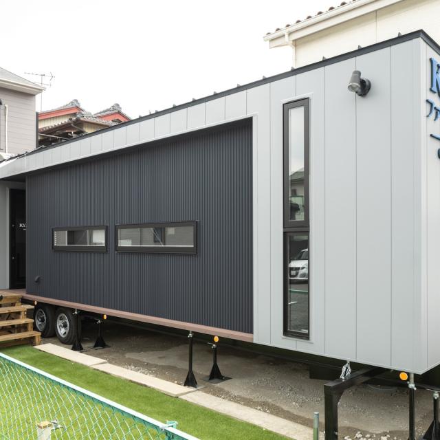 トレーラーハウス 事務所 外観