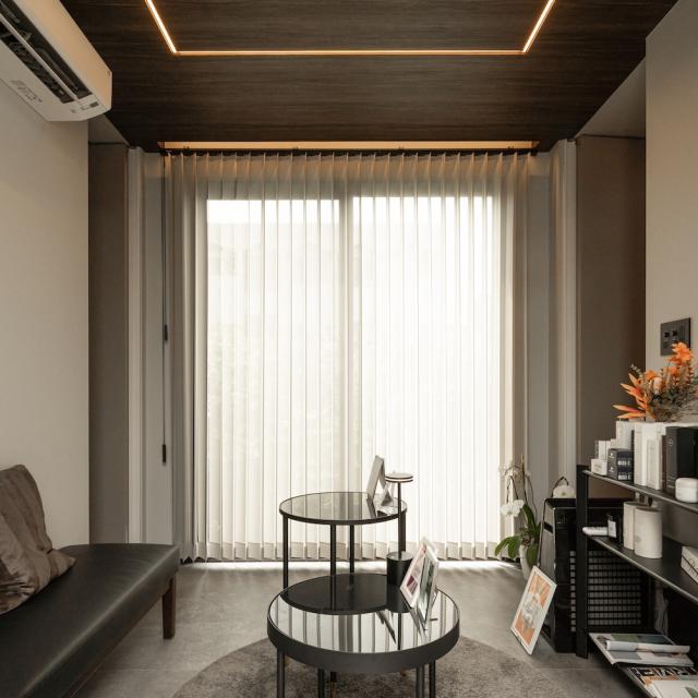 トレーラーハウス エステサロン 内観