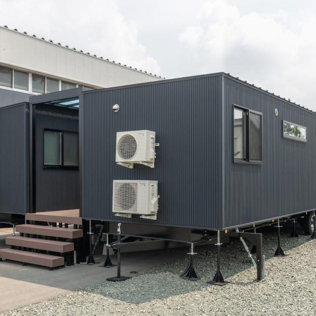 トレーラーハウス 事務所 外観