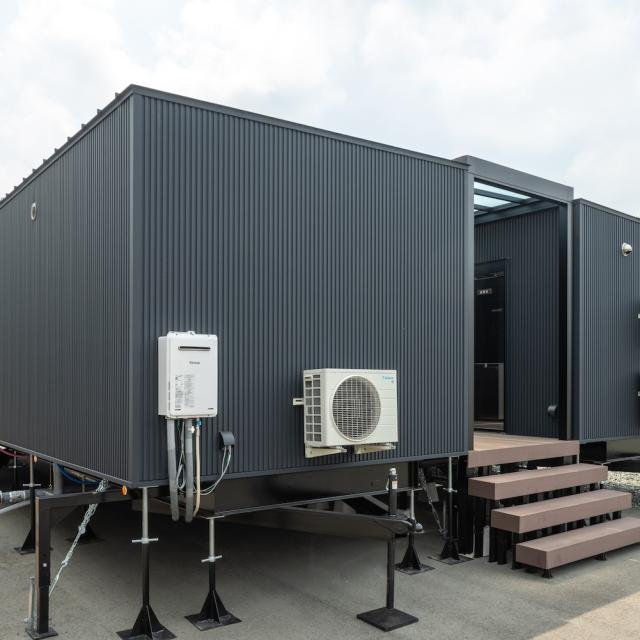 トレーラーハウス 事務所 外観