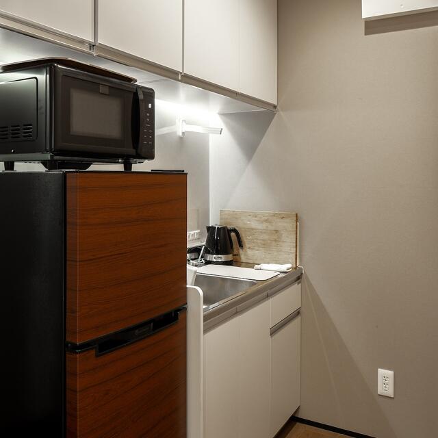 トレーラーハウス　事務所　内観