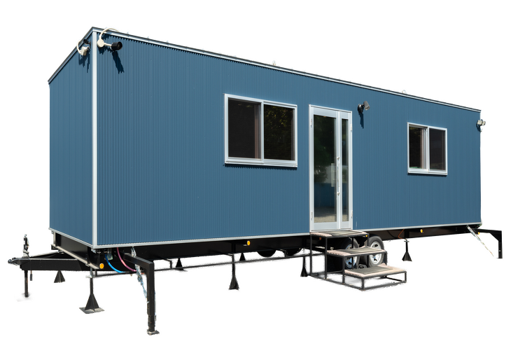 ルクラのトレーラーハウス：株式会社リソースキャリー（事務所）外観