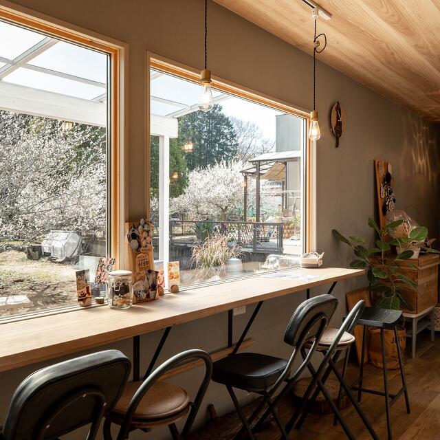 トレーラーハウス　カフェ・ドッグパーク　内観