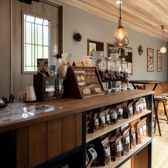 トレーラーハウス カフェ・ドッグパーク 内観