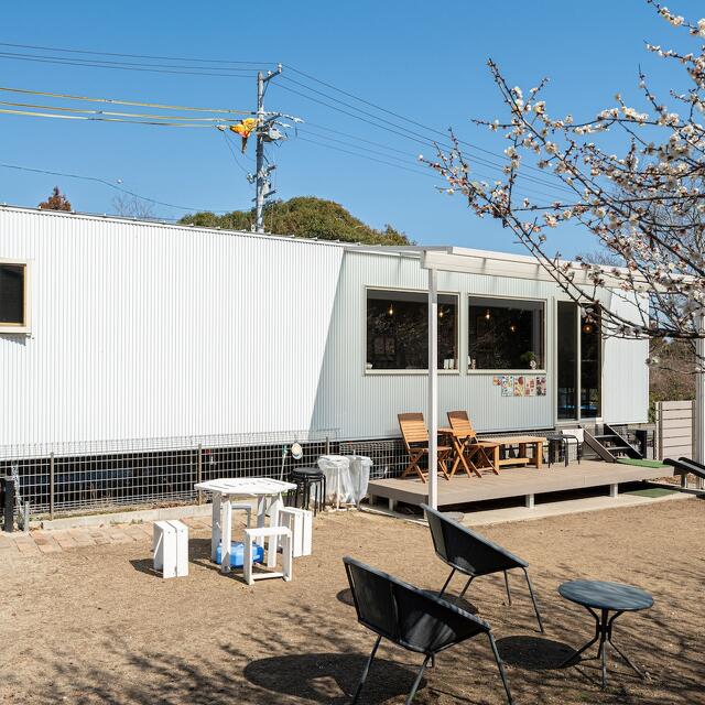 トレーラーハウス　カフェ・ドッグパーク　外観